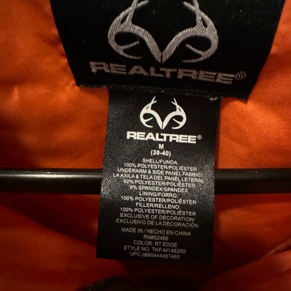 REALTREE Camouflage Men's Jacket. Sz Medium - Picture 5 of 5